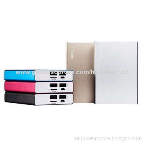 Aluminum rechargeable power bank